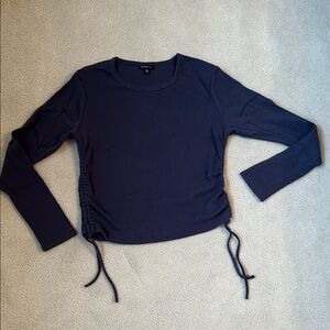 Dynamite Deep Blue Long Sleeve Top